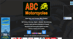 Desktop Screenshot of abcmotorcycles.co.uk